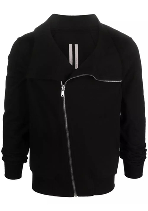 Rick Owens off-centre zip-up jacket - Black