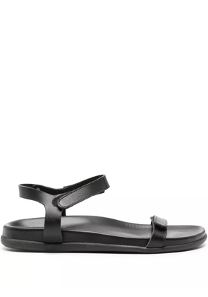 Ancient Greek Sandals Poros touch-strap leather sandals - Black