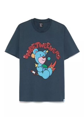 INBETWEENERS graphic-print cotton T-shirt - Blue