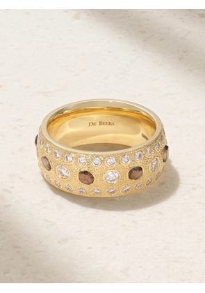 De Beers - Talisman Large 18-karat Gold Diamond Ring - 52