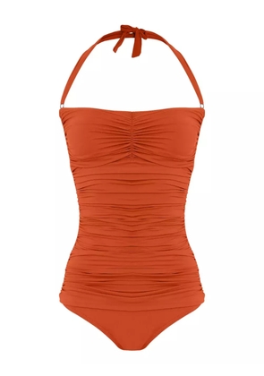 Lygia & Nanny Wangari ruched swimsuit - Orange
