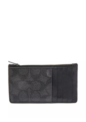 Coach Vintage 2024 monogram canvas cardholder - Black