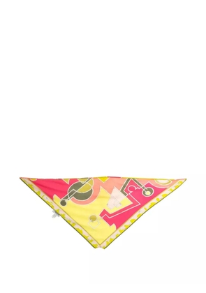 PUCCI Pre-Owned 2000s silk triangle scarf - Pink