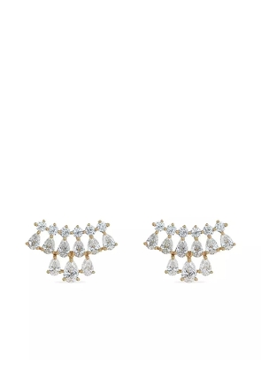 Anita Ko 18K yellow gold Daphne diamond earrings