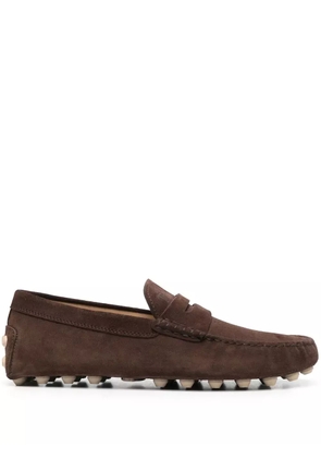 Tod's Gommino calf-suede loafers - Brown