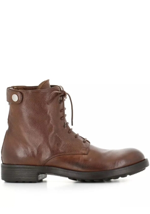 Officine Creative leather ankle boots - Brown