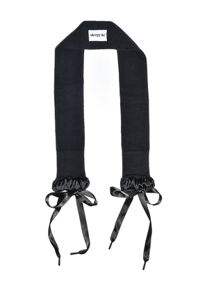 Sleepy Tie The Curly Tie in Black.