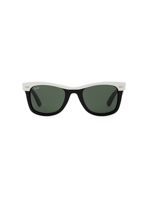 Ray-Ban Wayfarer Sunglasses in Black,White.