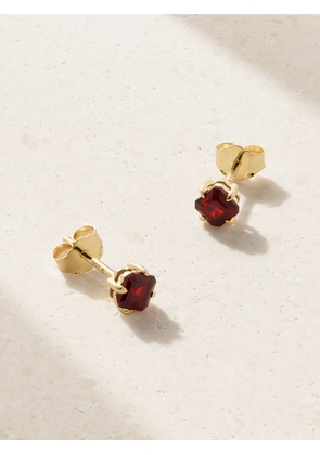 STONE AND STRAND - 10-karat Gold Garnet Earrings - One size