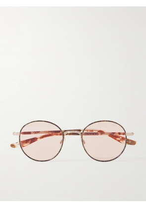 Barton Perreira - Caster Round-frame Gold-tone And Tortoiseshell Acetate Sunglasses - Pink - One size