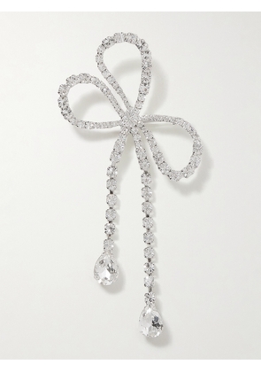 Jennifer Behr - Evelyn Rhodium-plated Crystal Brooch - Silver - One size