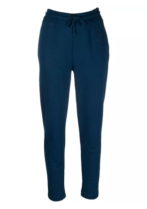 Sonia Rykiel logo-embroidered track pants - Blue