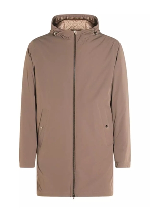 Herno hooded lightweight parka - Brown