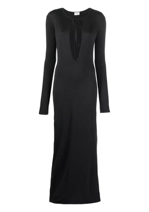 Magda Butrym cut-out silk maxi dress - Grey