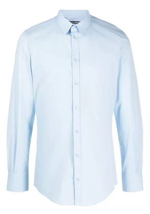 Dolce & Gabbana long-sleeved buttoned shirt - Blue
