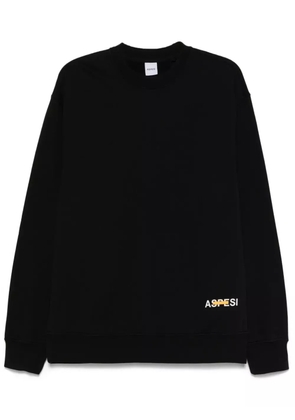 ASPESI cotton sweatshirt - Black