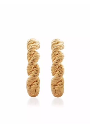 Monica Vinader Corda huggie earrings - Gold