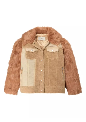 UGG x Feng Chen Wang faux-fur jacket - Neutrals