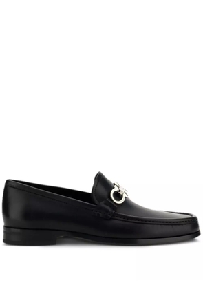 Ferragamo Gancini Reversible Bit loafers - Black
