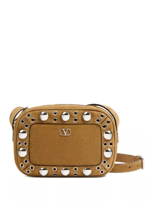 Valentino Garavani Nellcote suede shoulder bag - Neutrals