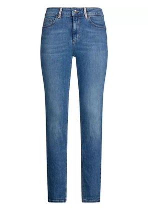 LIU JO rhinestones skinny jeans - Blue
