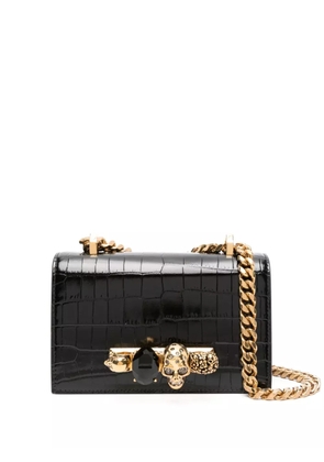 Alexander McQueen The Jewelled cross body bag - Black