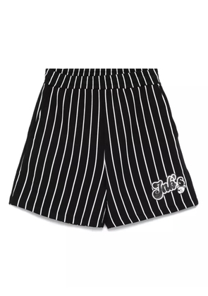 INBETWEENERS striped track shorts - Black