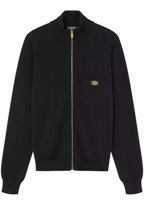Versace zip-up sweater - Black