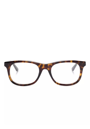 Montblanc rectangle-frame glasses - Brown