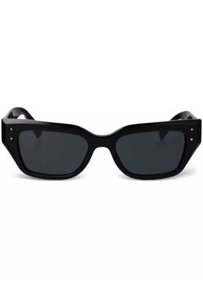 Dolce & Gabbana Eyewear logo-print sunglasses - Black