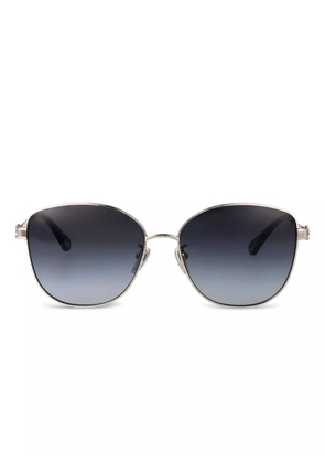 Chloé Eyewear oversized sunglasses - Silver