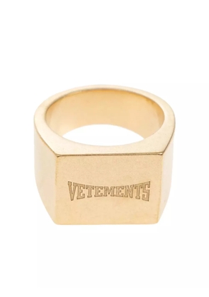 VETEMENTS square-signet ring - Gold