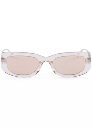 Prada Eyewear Symbole rectangle-frame sunglasses - Neutrals
