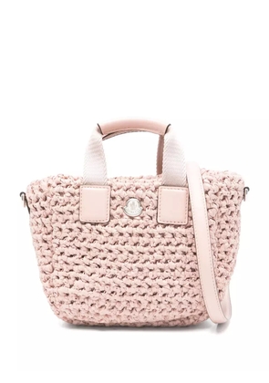 Moncler mini Caradoc tote bag - Pink
