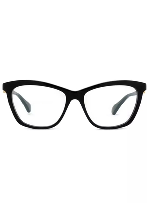 Cartier Eyewear logo-plaque glasses - Black