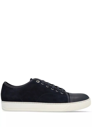 Lanvin suede lace-up sneakers - Blue