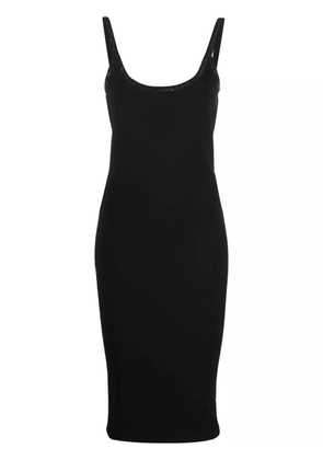 Alexander Wang crystal-embellished jersey dress - Black