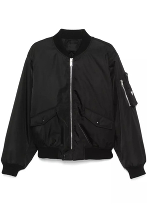 Prada triangle-logo bomber jacket - Black