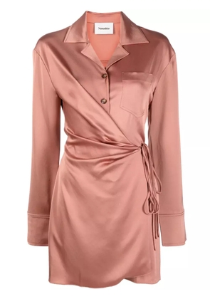 Nanushka Xaviera slip satin mini dress - Pink