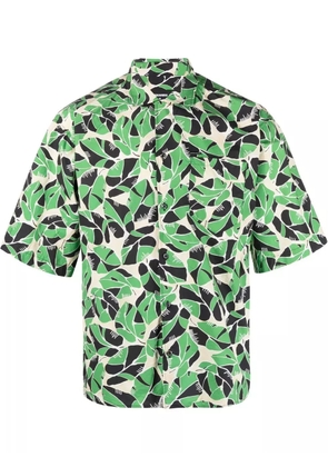 DSQUARED2 botanical-print short-sleeved shirt - Green