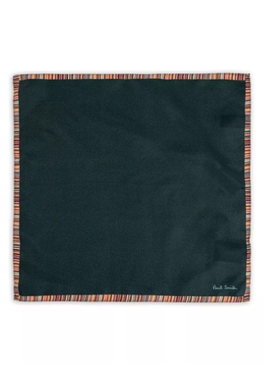 Paul Smith Signature Stripe scarf - 30 GREEN