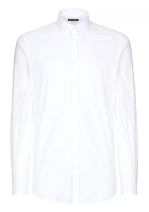 Dolce & Gabbana long-sleeve poplin shirt - White