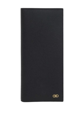 Ferragamo Gancini-plaque wallet - Black