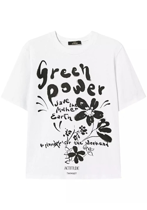 TWINSET printed T-shirt - White