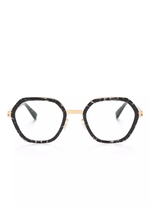 Mykita Solene geometric-frame glasses - Black