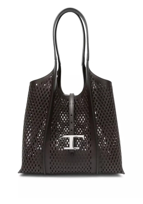 Tod's medium T Timeless tote bag - Brown
