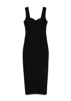 SILK LOVE & LACE Theodora midi dress - Black