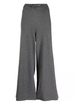 Jil Sander drawstring-waist cashmere trousers - Grey