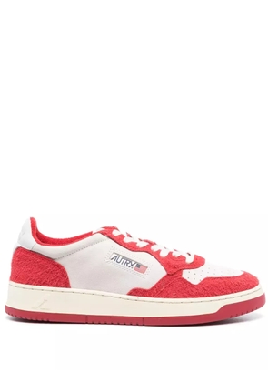 Autry Medalist panelled suede sneakers - Neutrals