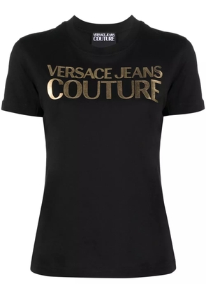 Versace Jeans Couture logo print short-sleeve T-shirt - Black